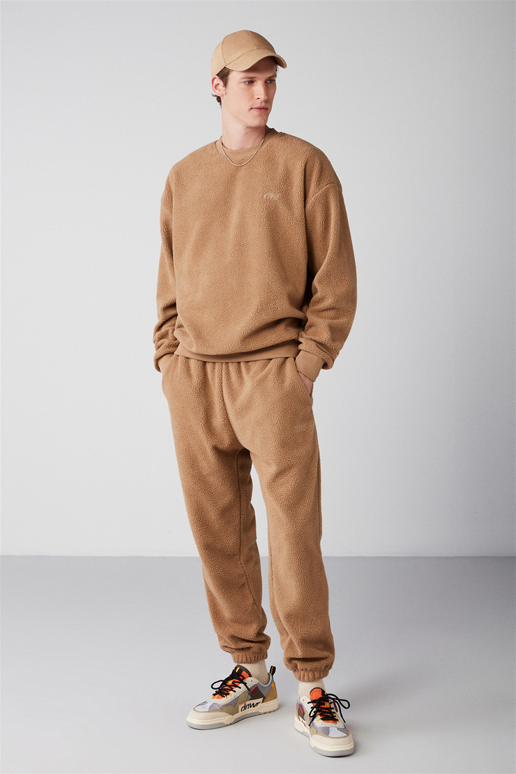BENJAMIN Örme Relaxed Kahverengi  Sweatshirt