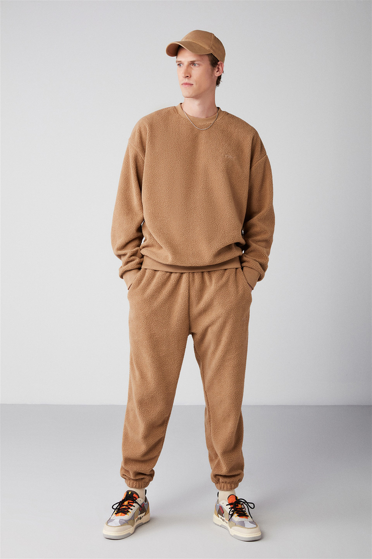 BENJAMIN Örme Relaxed Kahverengi  Sweatshirt