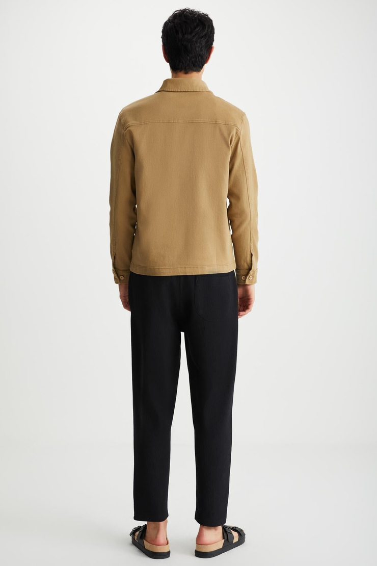 BENNY Basic Relaxed Bej Tekli Ceket