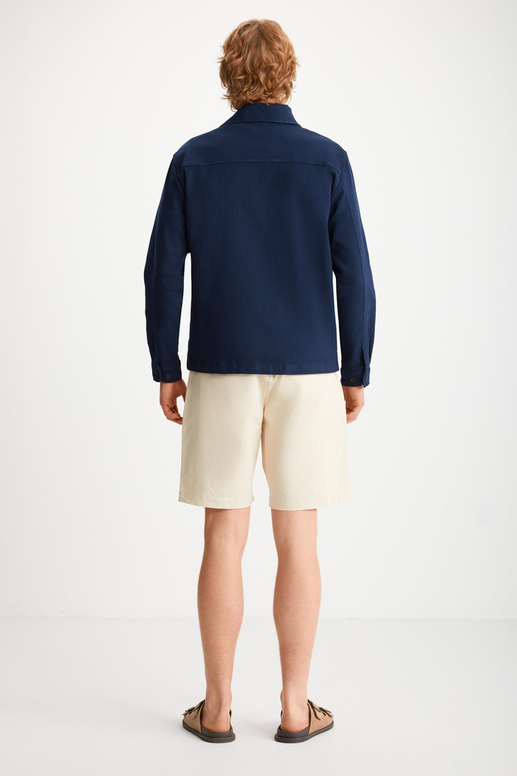 BENNY Basic Relaxed Lacivert Tekli Ceket