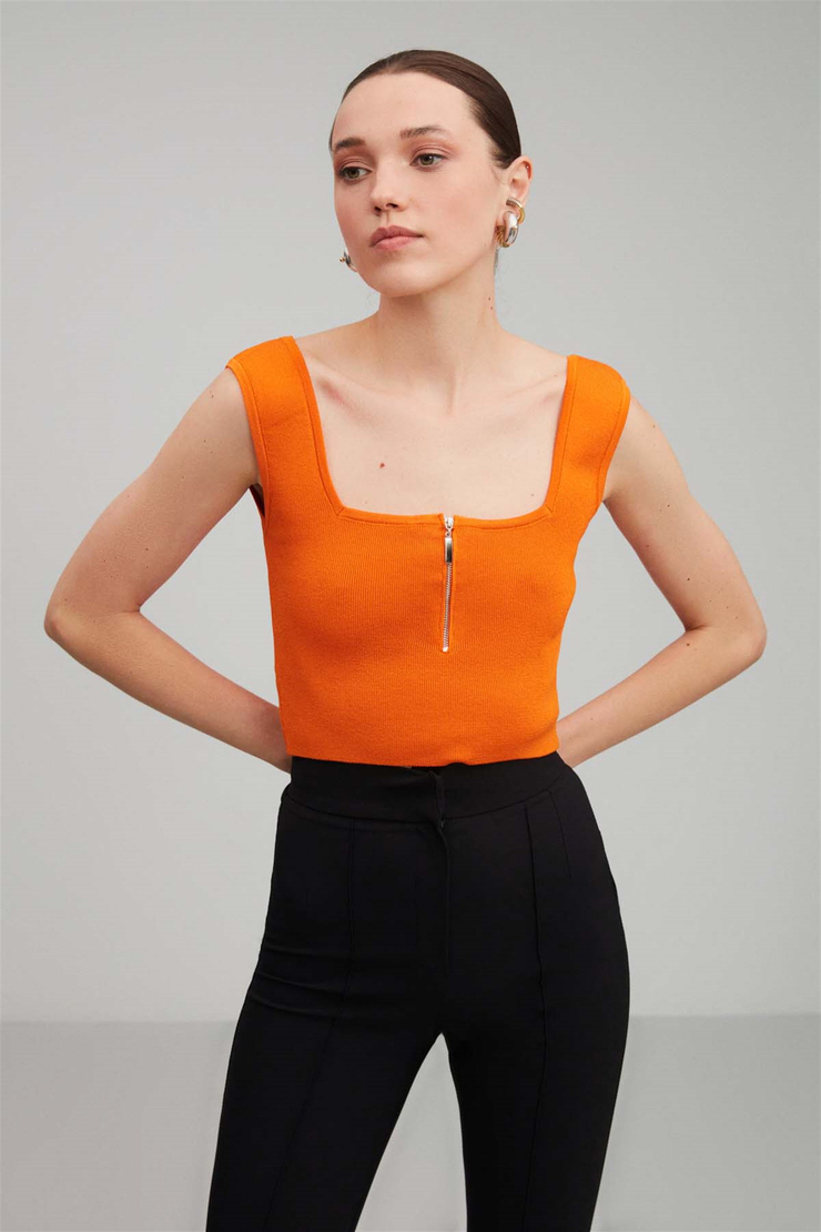 BETTY Dokuma Slim Fit Siyah  Pantolon