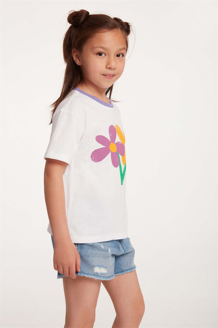 BLOSSOM Örme Regular Fit Mor  T-Shirt