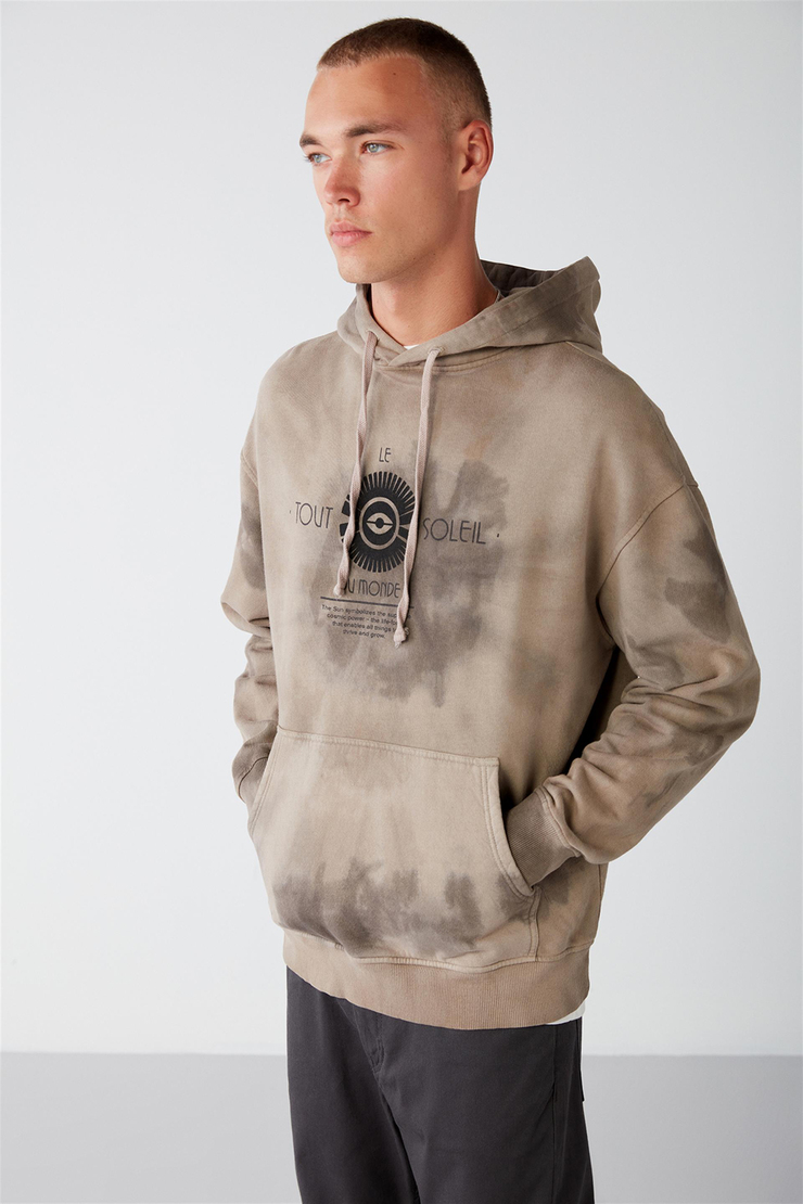 BOOST Örme Regular Kahverengi  Sweatshirt