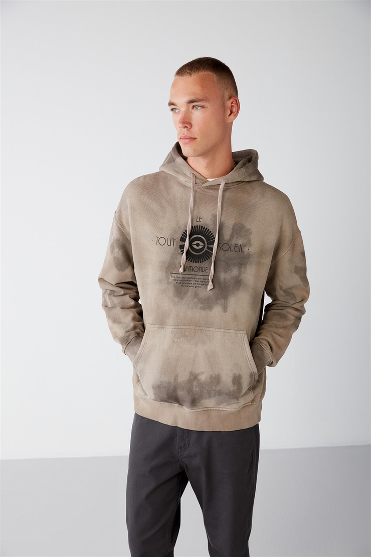 BOOST Örme Regular Kahverengi  Sweatshirt