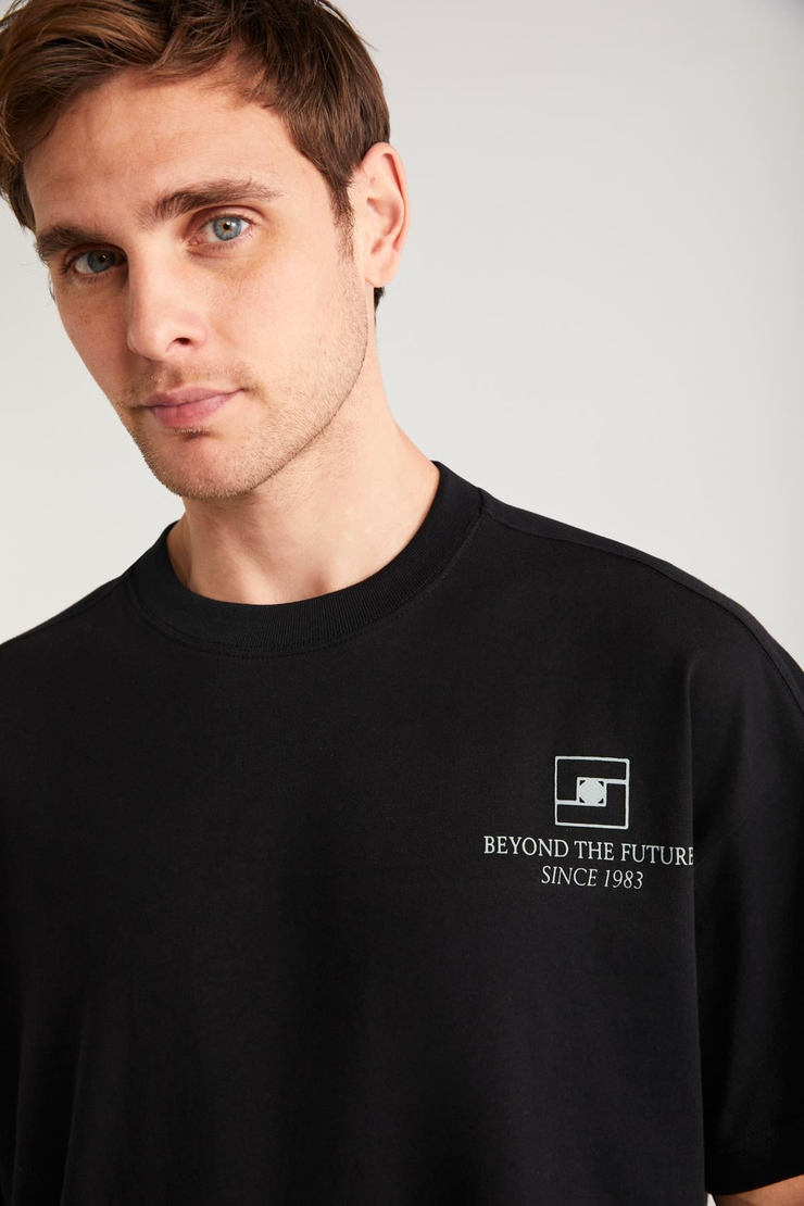 BRATT Basic Regular Siyah Tekli T-Shirt