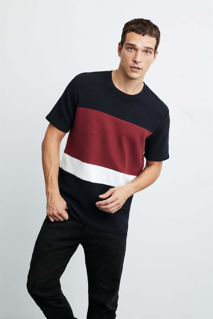 BRIAN Örme  Siyah  T-Shirt