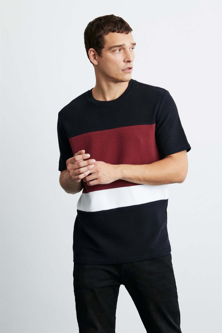 BRIAN Örme  Siyah  T-Shirt