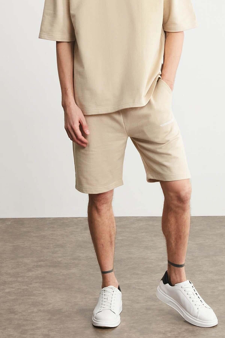 Buga Comfort Bej Şort & Bermuda