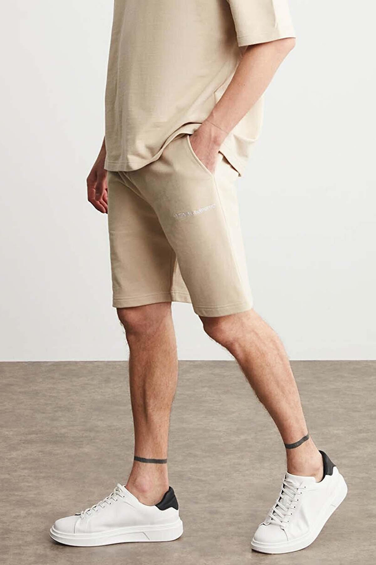 Buga Comfort Bej Şort & Bermuda