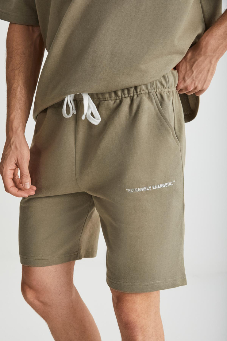 Buga Comfort Haki Şort & Bermuda