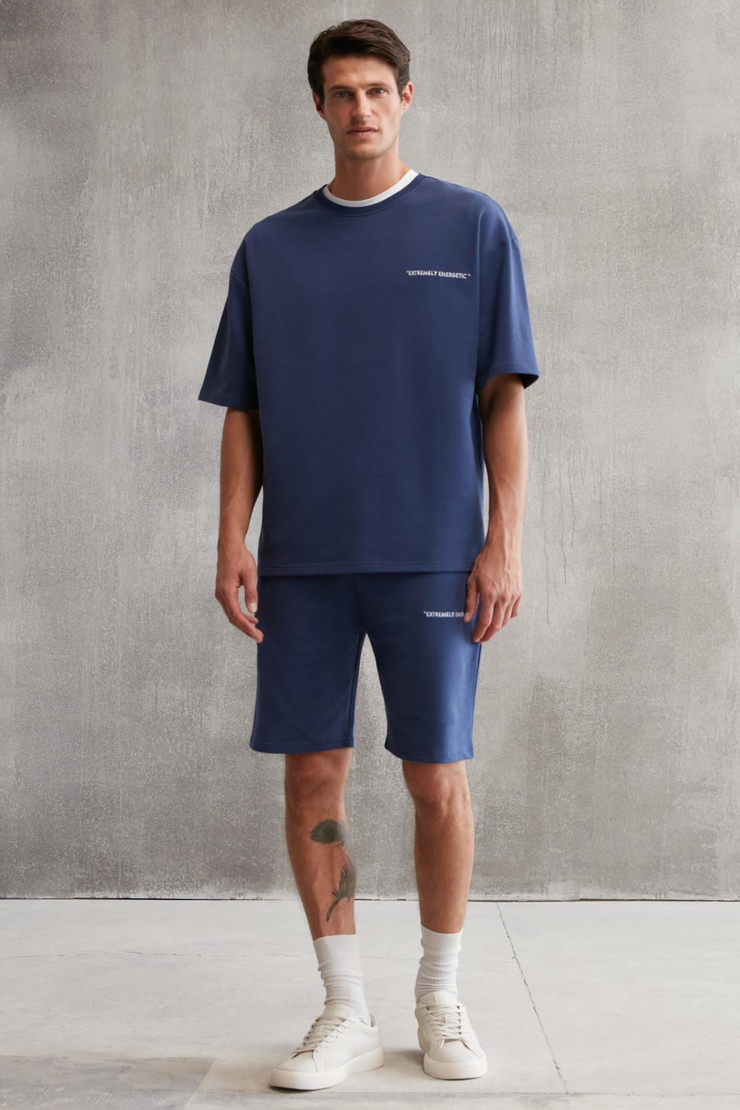 Buga Comfort Lacivert Şort & Bermuda