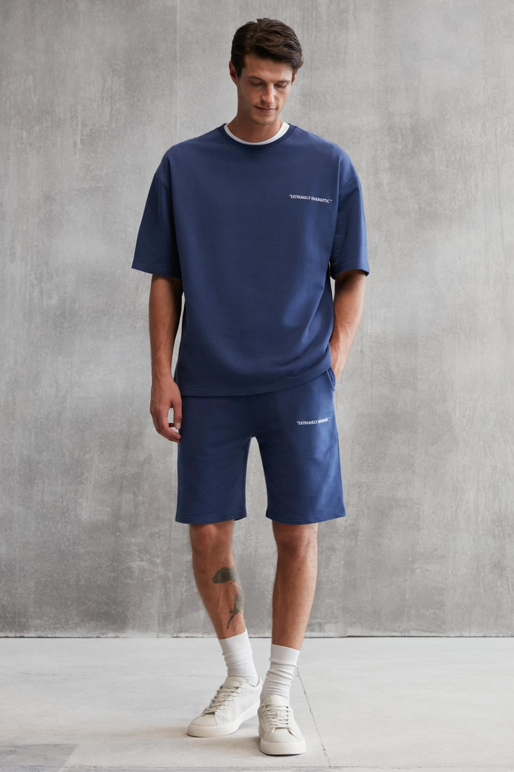 Buga Comfort Lacivert Şort & Bermuda