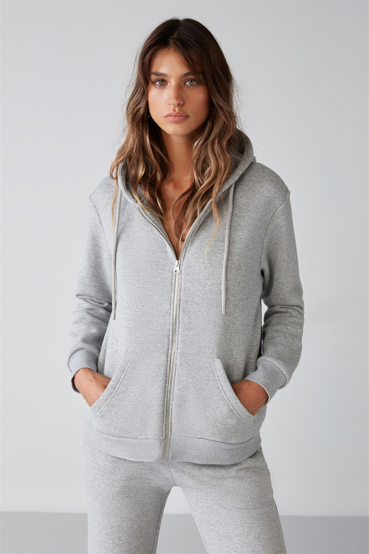 CARLOTA Örme Relaxed Grimelanj  Sweatshirt