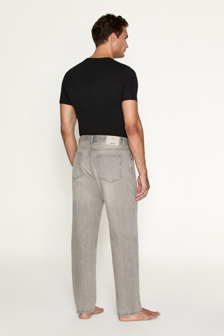 CARPE Erkek Straight Fit Gri Jeans
