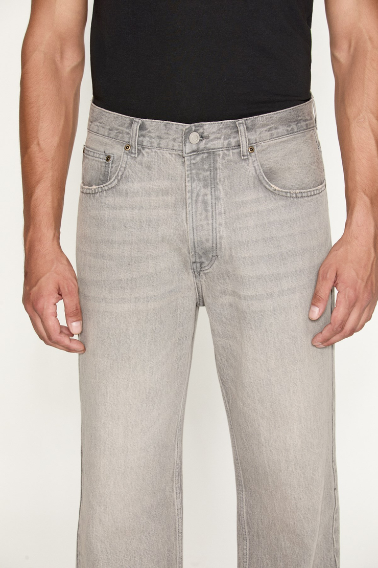 CARPE Erkek Straight Fit Gri Jeans
