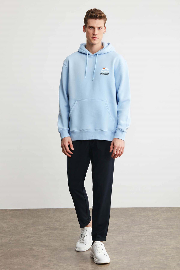 CARTER Örme Comfort Fit Açık Mavi  Sweatshirt