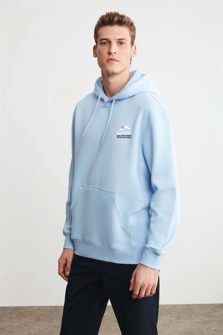 CARTER Örme Comfort Fit Açık Mavi  Sweatshirt
