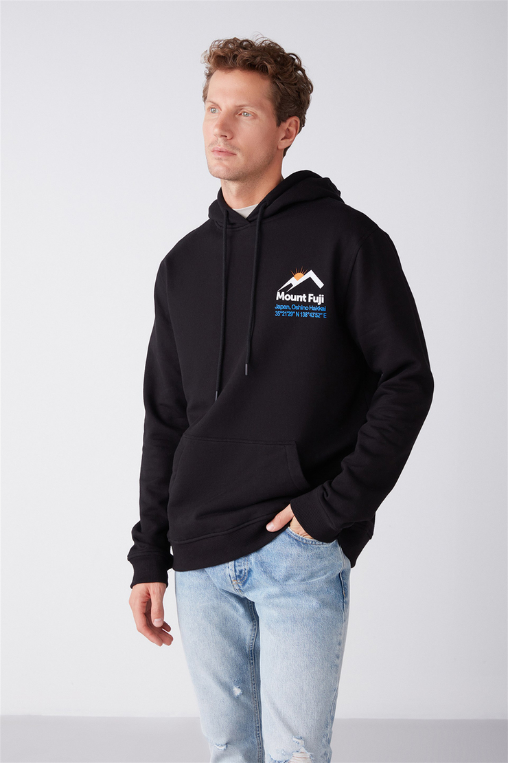 CARTER Örme Comfort Fit Siyah  Sweatshirt