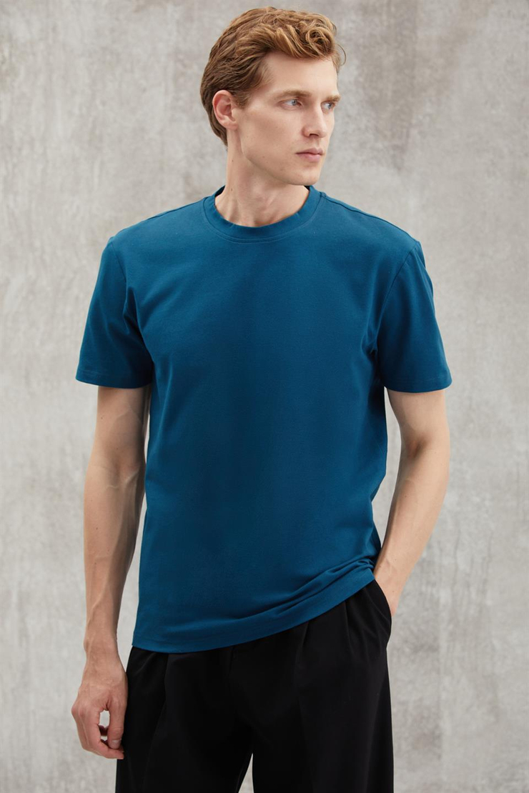 CHAD  Slim Petrol Yeşili  T-Shirt