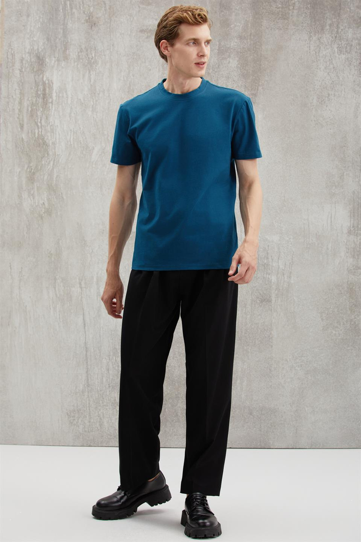 CHAD  Slim Petrol Yeşili  T-Shirt