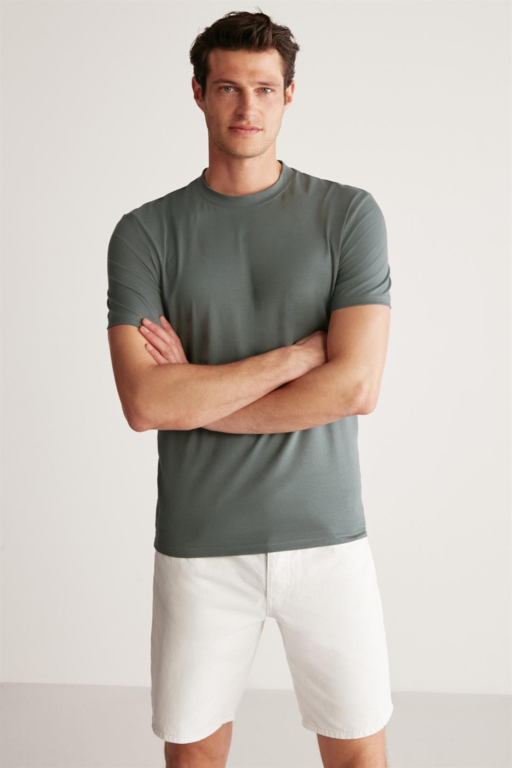 CHAD  Slim Yeşil  T-Shirt