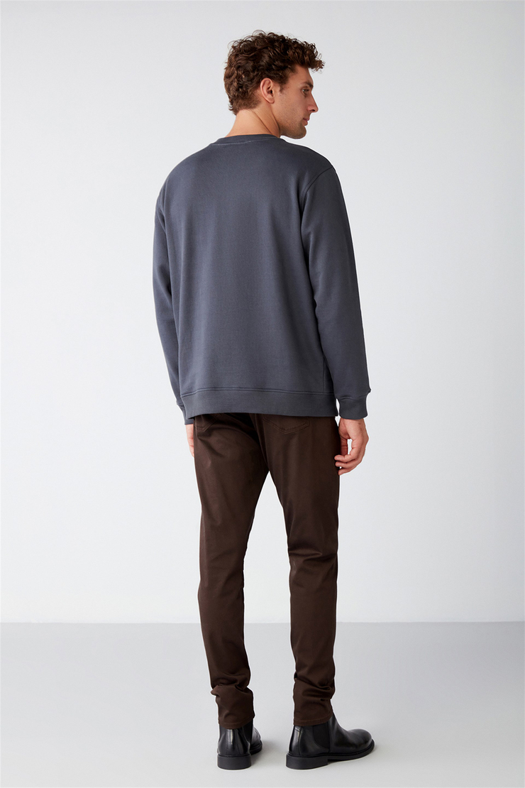 CHAMBERY Örme Relaxed Antrasit  Sweatshirt