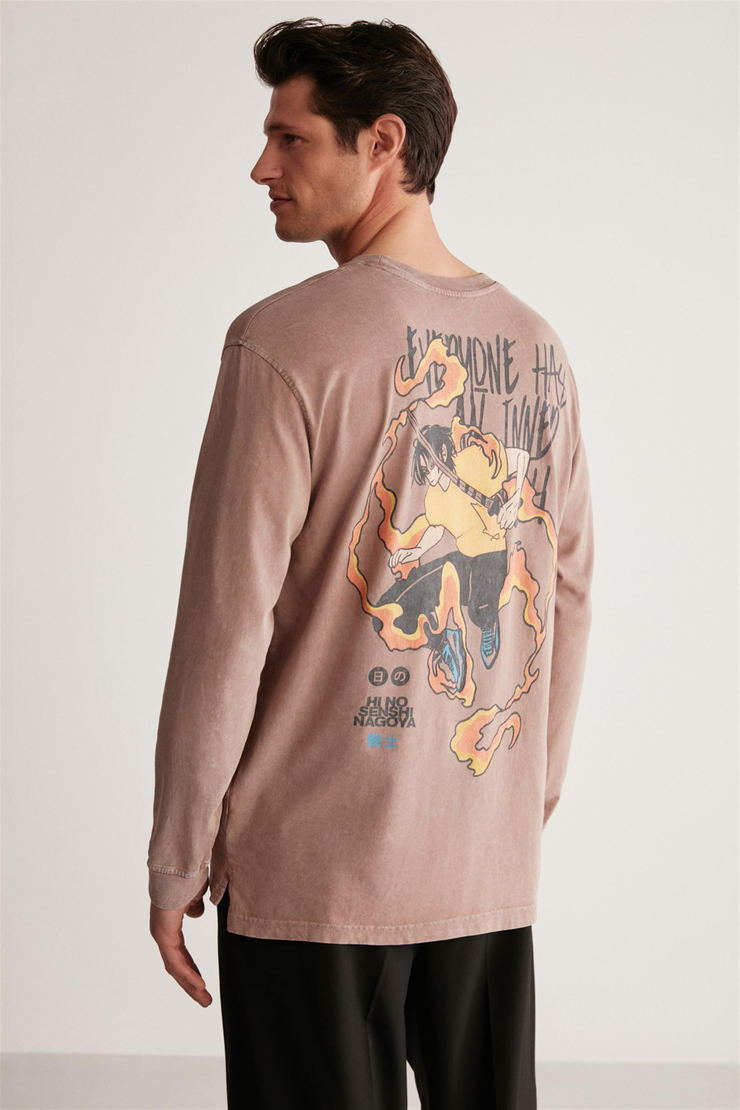 CHANDLER Örme Regular Bej  T-Shirt