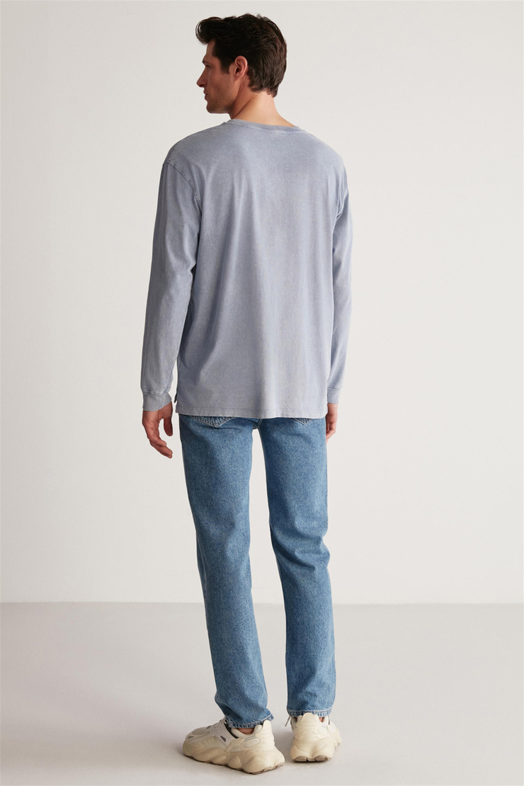 CHANDLER Örme Regular Mavi  T-Shirt