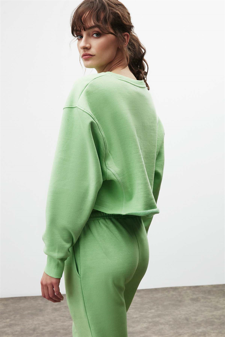 CLEMENTINE Örme Comfort Fit Yeşil  Eşofman Takımı