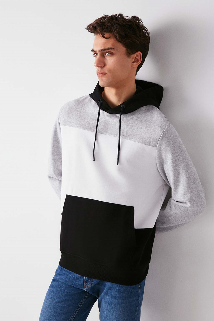 CLYDE Örme Comfort Fit Siyah  Sweatshirt