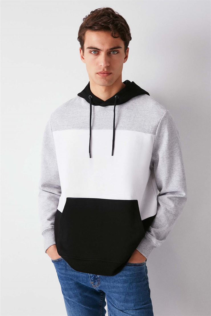 CLYDE Örme Comfort Fit Siyah  Sweatshirt