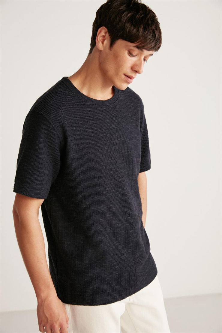 CONNELL Örme Regular Lacivert  T-Shirt