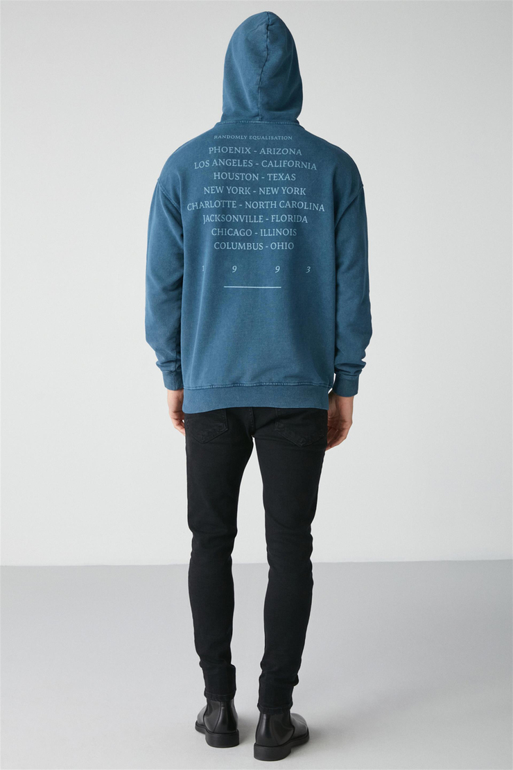 COPPER Örme Relaxed Mavi  Sweatshirt