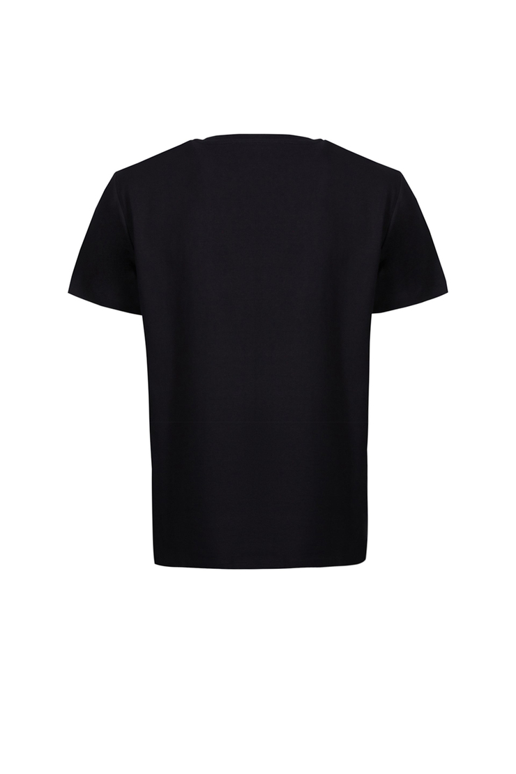 DAKOTA Örme Dar - Slim Mor - Gri - Siyah 3'lü T-Shirt