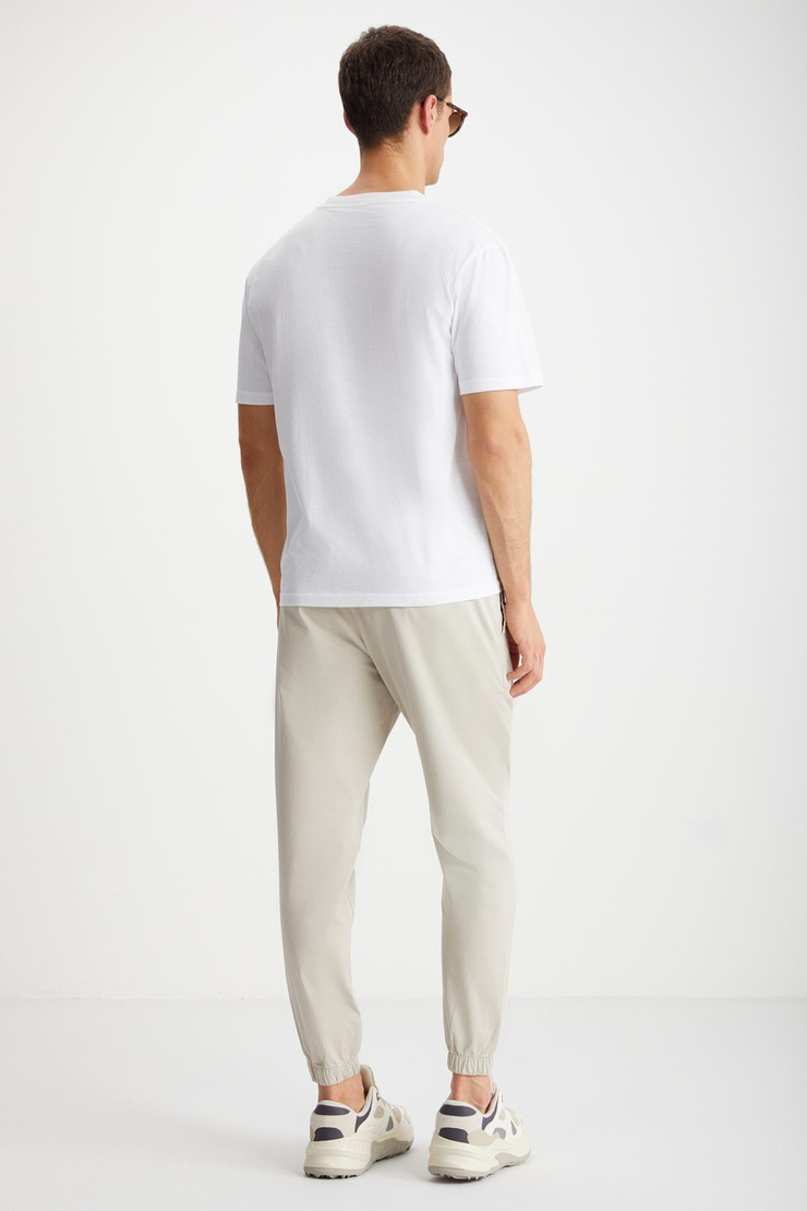 DAXTON Basic Regular Gri - Beyaz 2'li T-Shirt