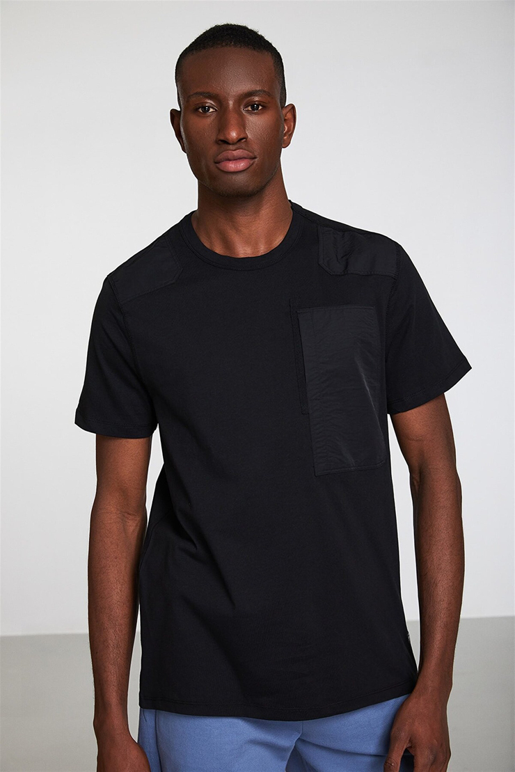 DECLAN Erkek Siyah    T-Shirt