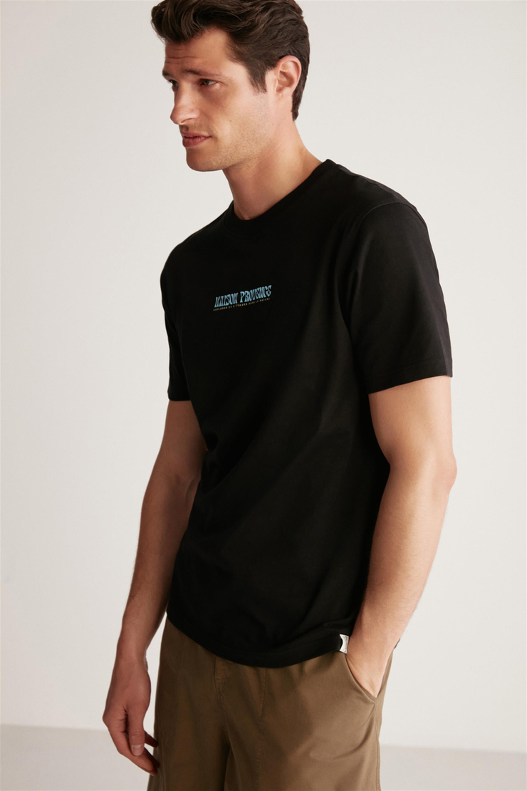 DEXTER Örme Regular Siyah Tekli T-Shirt