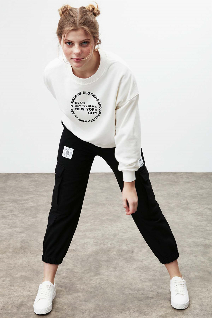 DIXIE Örme Jogger Siyah  Pantolon