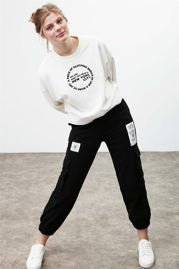 DIXIE Örme Jogger Siyah  Pantolon