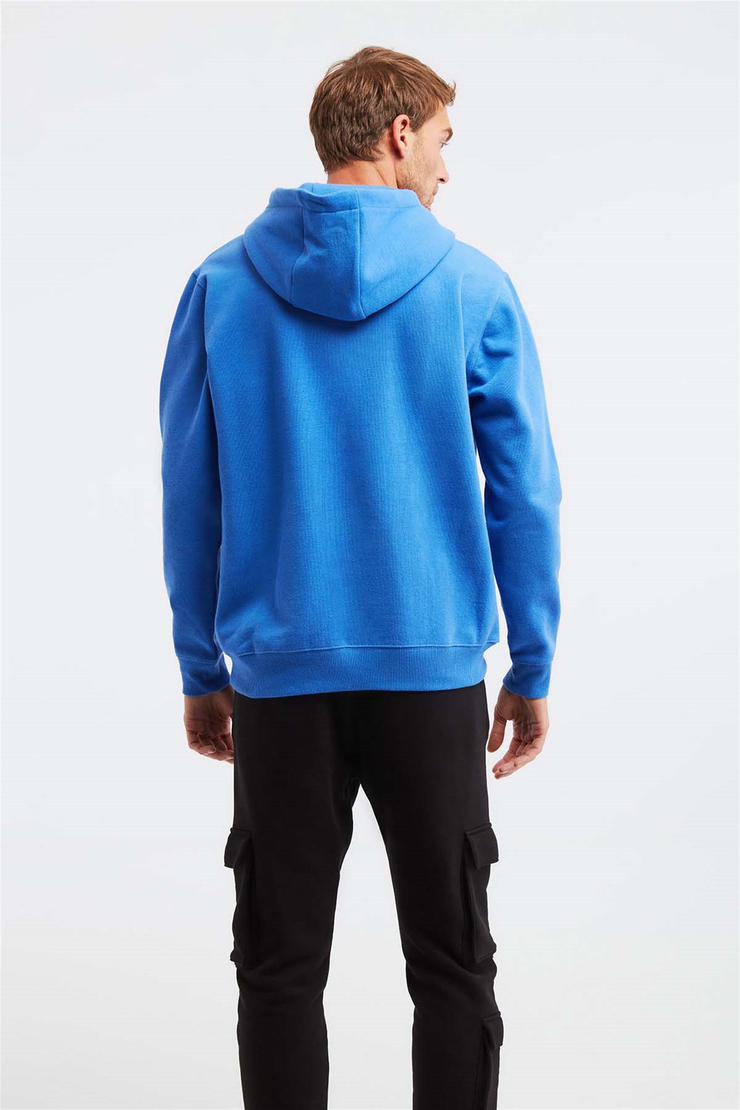 DONE Örme Comfort Fit Saks Mavi  Sweatshirt