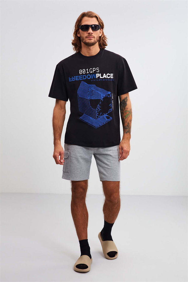 ECLİPSE Örme Oversize 990  T-Shirt