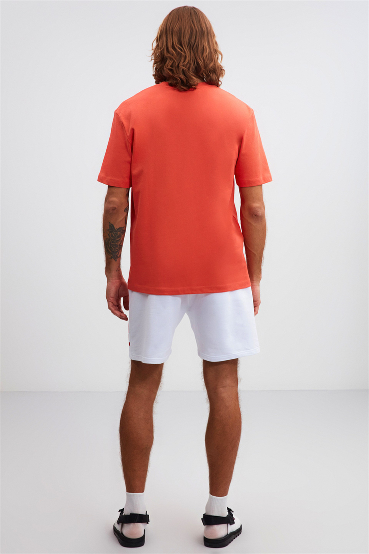 ELDON Örme Regular Fit Kırmızı  T-Shirt
