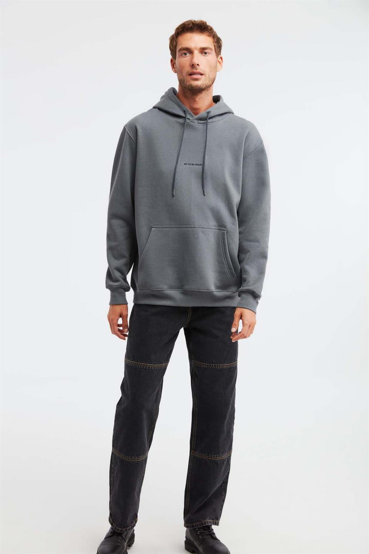 EPIC Örme Regular Açık Gri  Sweatshirt