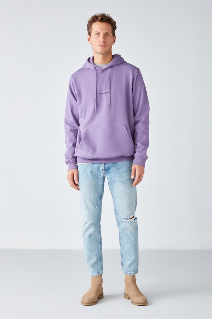 EPIC Örme Regular Mor  Sweatshirt