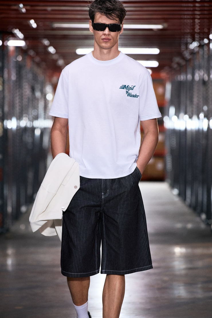 FARID Erkek %100 Organik Pamuklu Baskı Detaylı Yuvarlak Yaka Regular Fit Beyaz T-Shirt