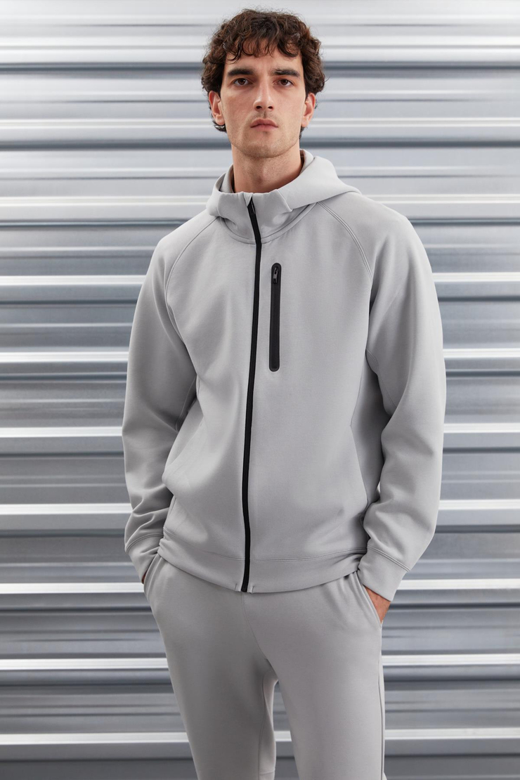 FINE  Relaxed Gri Tekli Sweatshirt