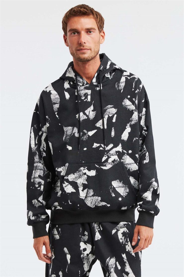 FLOYD Örme Oversize Siyah  Sweatshirt