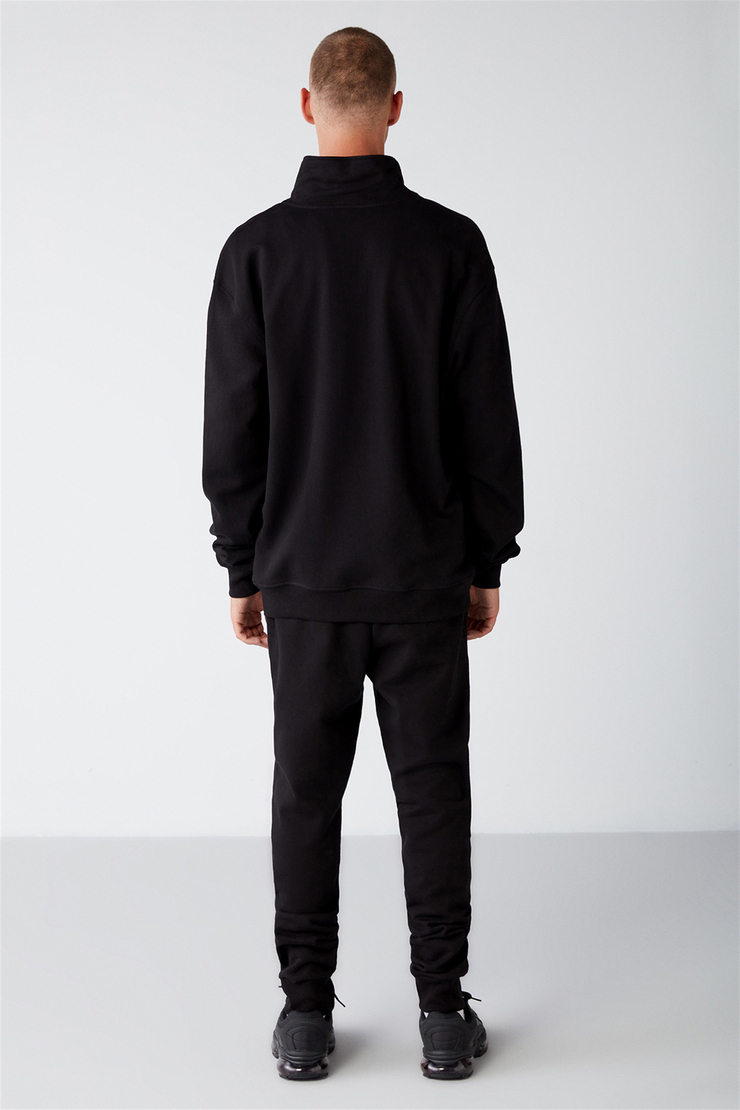 FRAME Örme Regular Siyah  Sweatshirt