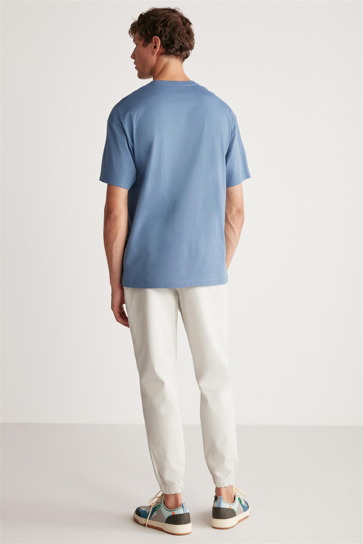 FRANCISCO Örme  Mavi  T-Shirt