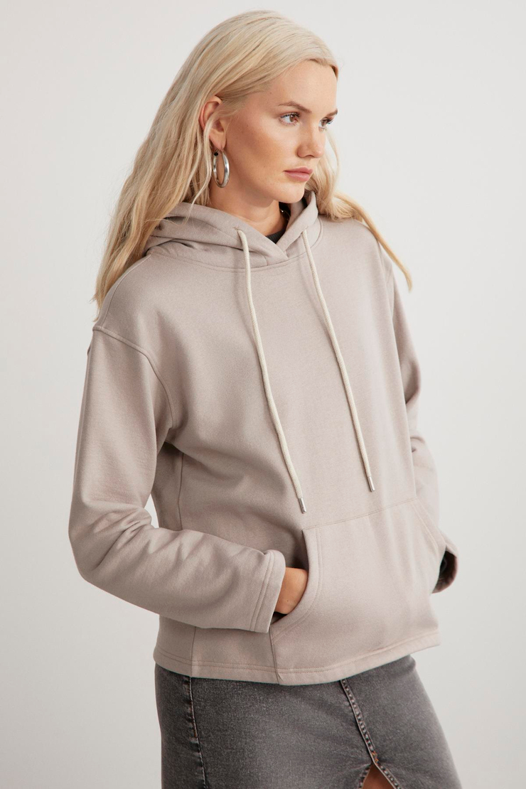 GAYLE  Oversize Bej  Sweatshirt